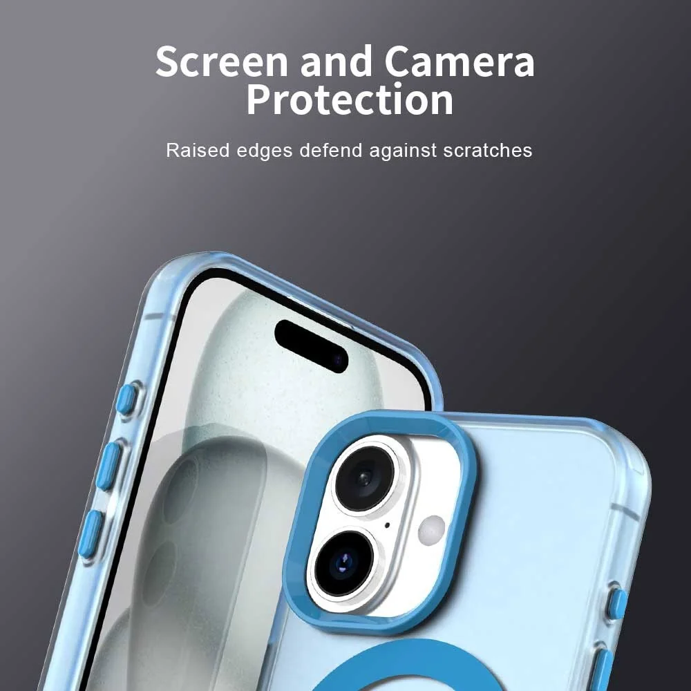 Puzdro Techsuit CandyCase MagSafe pre iPhone 17 Modrá
