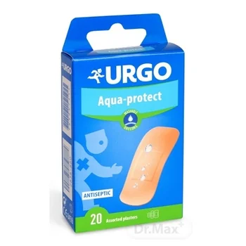 URGO Aqua-protect 1×20 ks, umývateľná náplasť, 3 veľkosti