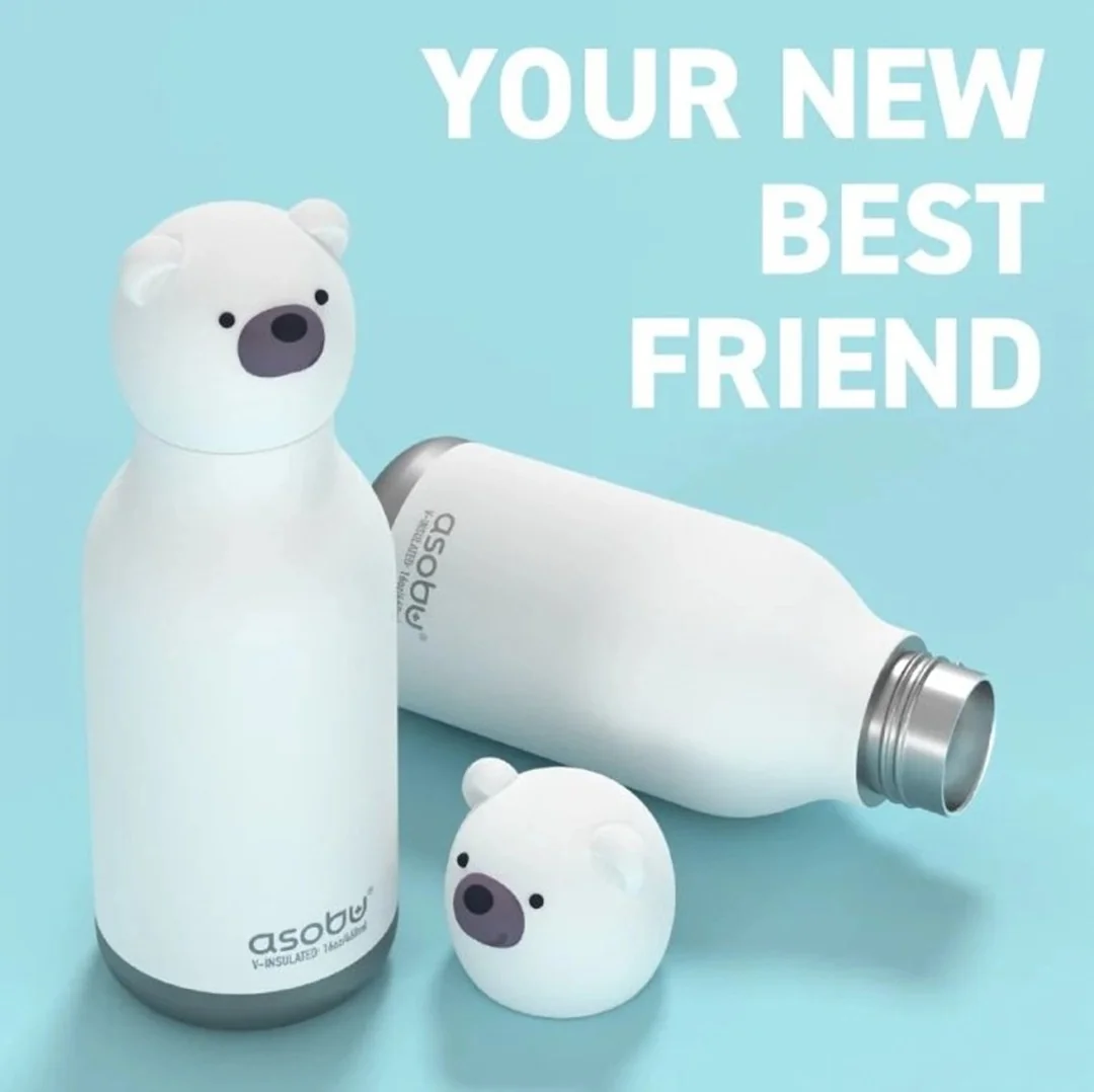 Bestie Bottles fľaša na pitie medvedík Detská termoska