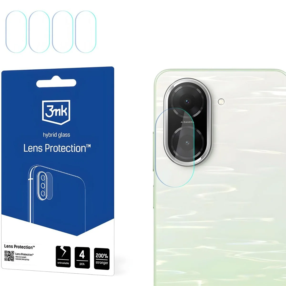 Ochranné sklo pre fotoaparát smartfónu 1 ks