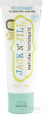 JACK N´JILL Prírodná zubná pasta pre deti Milkshake 1×50 g, zubná pasta pre deti