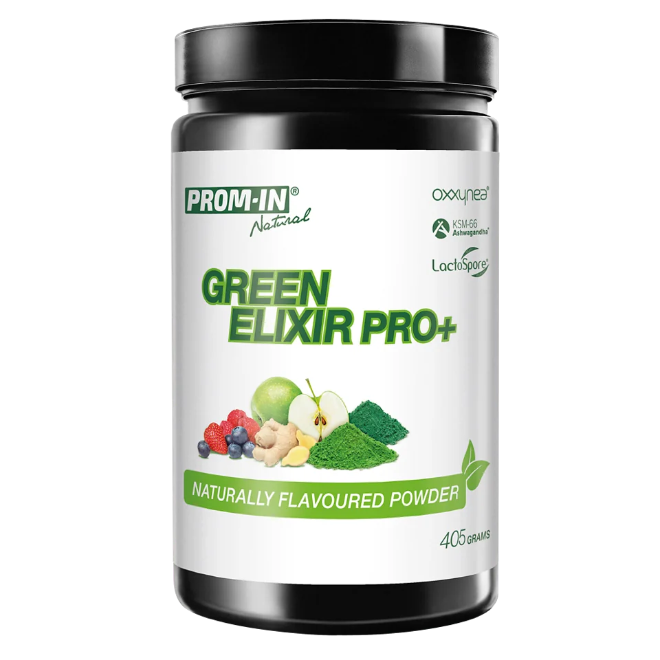 PROM-IN Green Elixir Pro+ 1×405 g, výživový doplnok