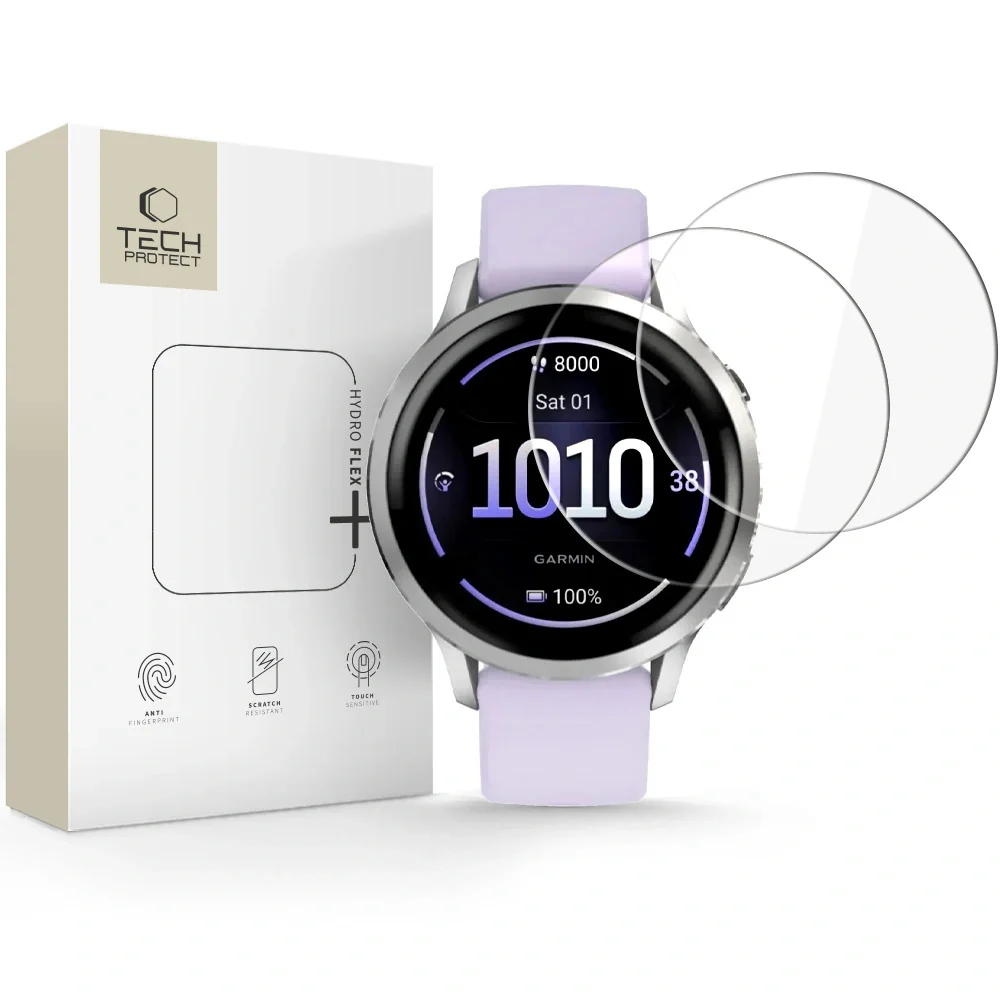 Tech-Protect Hydro Flex 2x ochranné sklo na Garmin Venu 4 (41mm)