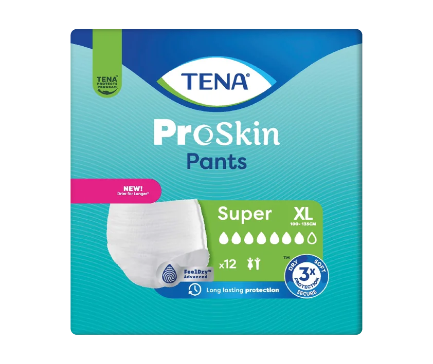 TENA Pants Super XL 1×12 ks, absorpčné nohavičky