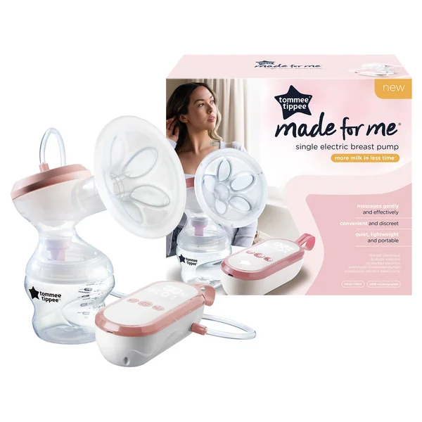 Tommee Tippee Made for Me™ Elektrická odsávačka Mlieka 1×1 ks, elektrická odsávačka