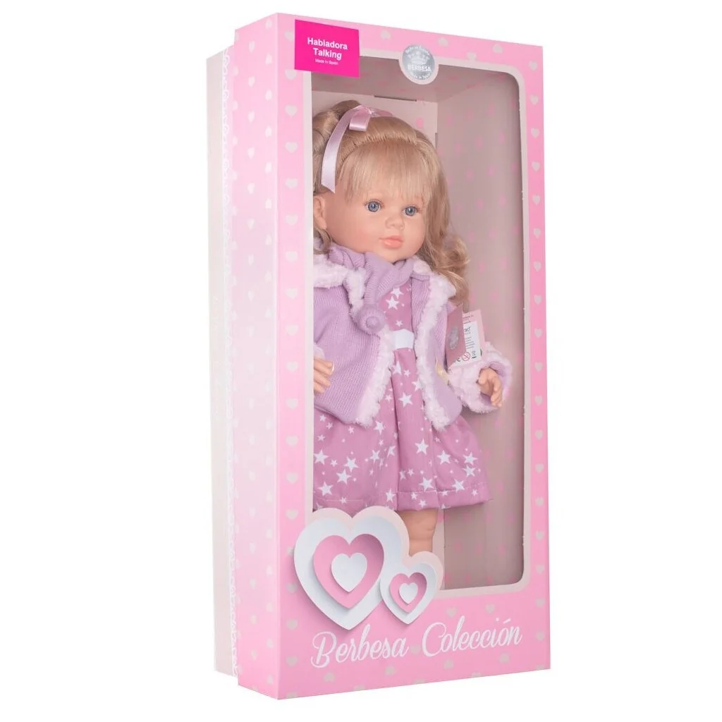 Luxusná hovoriaca detská bábika-dievčatko Berbesa Kristýna 52cm ,