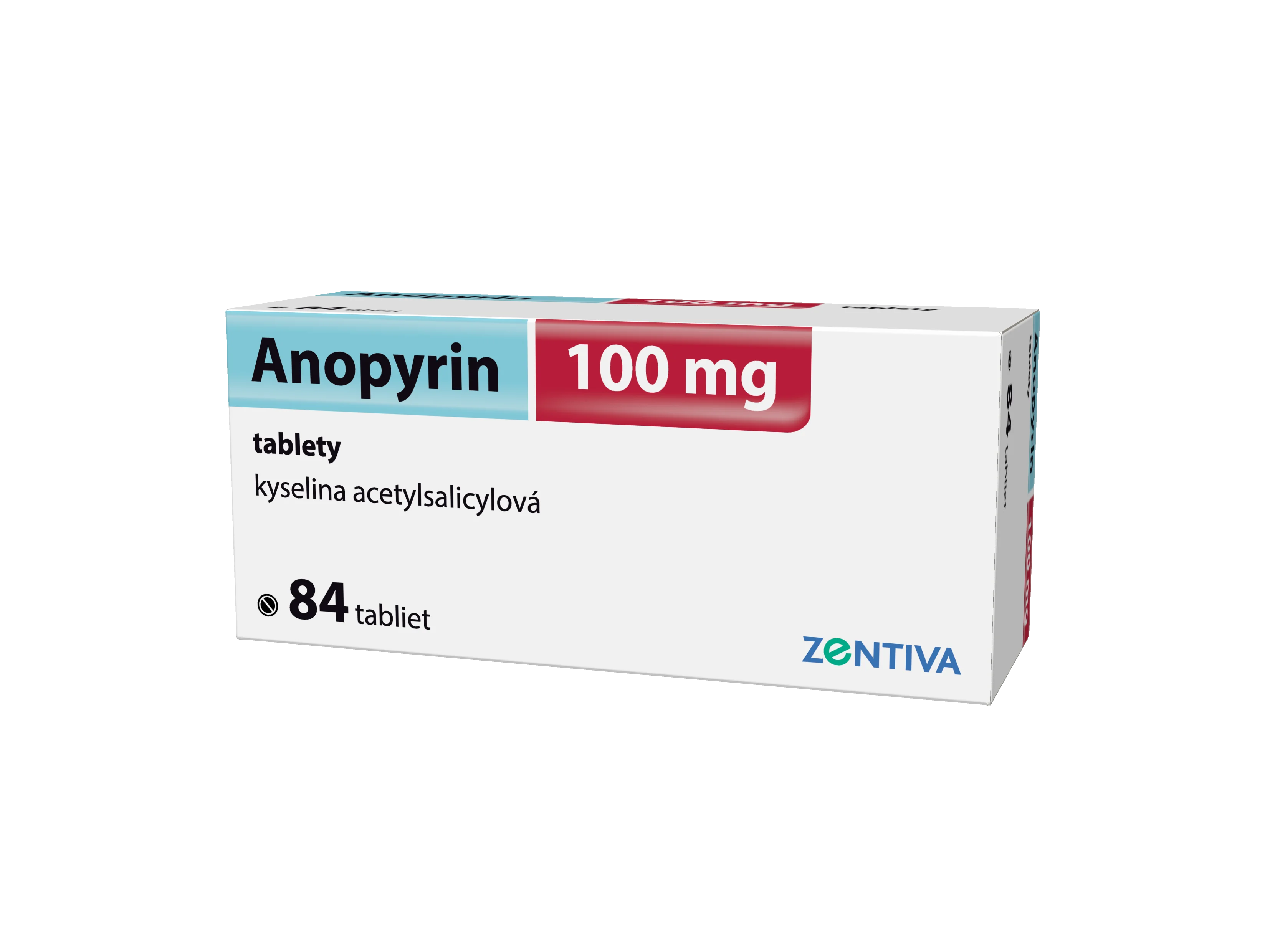 Anopyrin 100 mg tbl (blis.PVC/PVDC/Al) 1x84 ks