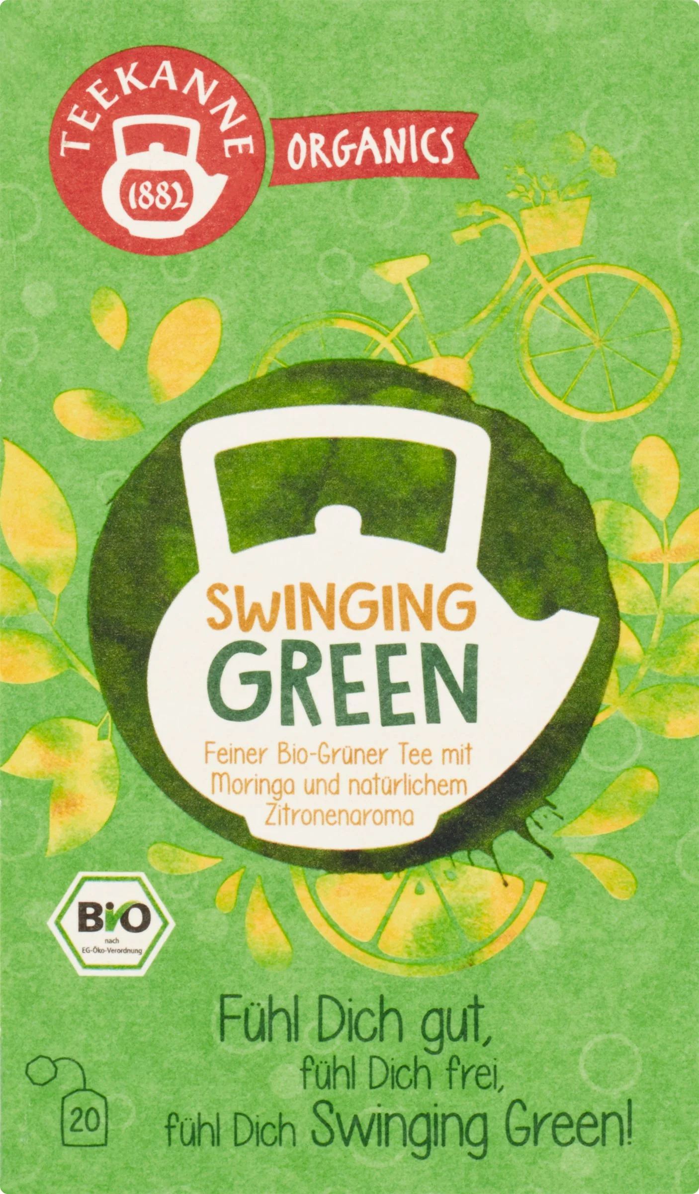 TEEKANNE Swinging Green 1×35 g, zelený čaj