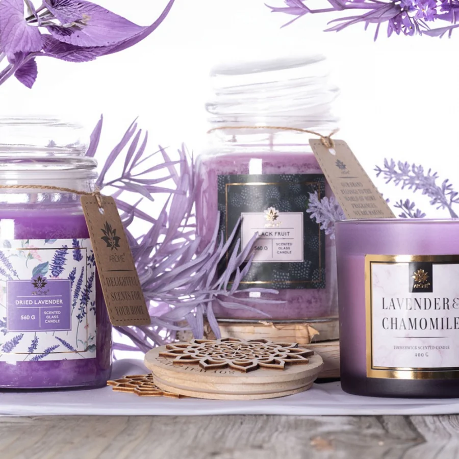 ARÔME Sviečka v skle 560 g, Black Fruit
