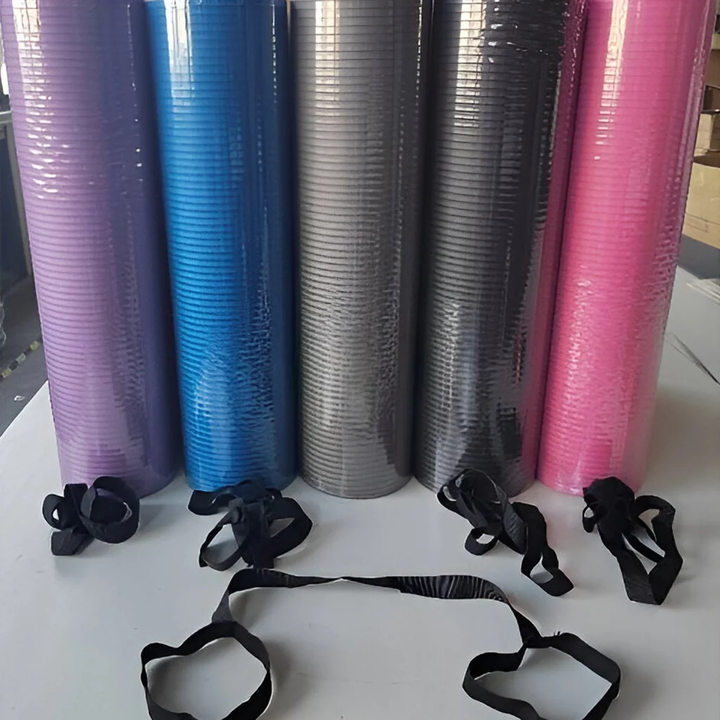 MG Yoga fitness podložka na cvičenie, čierna