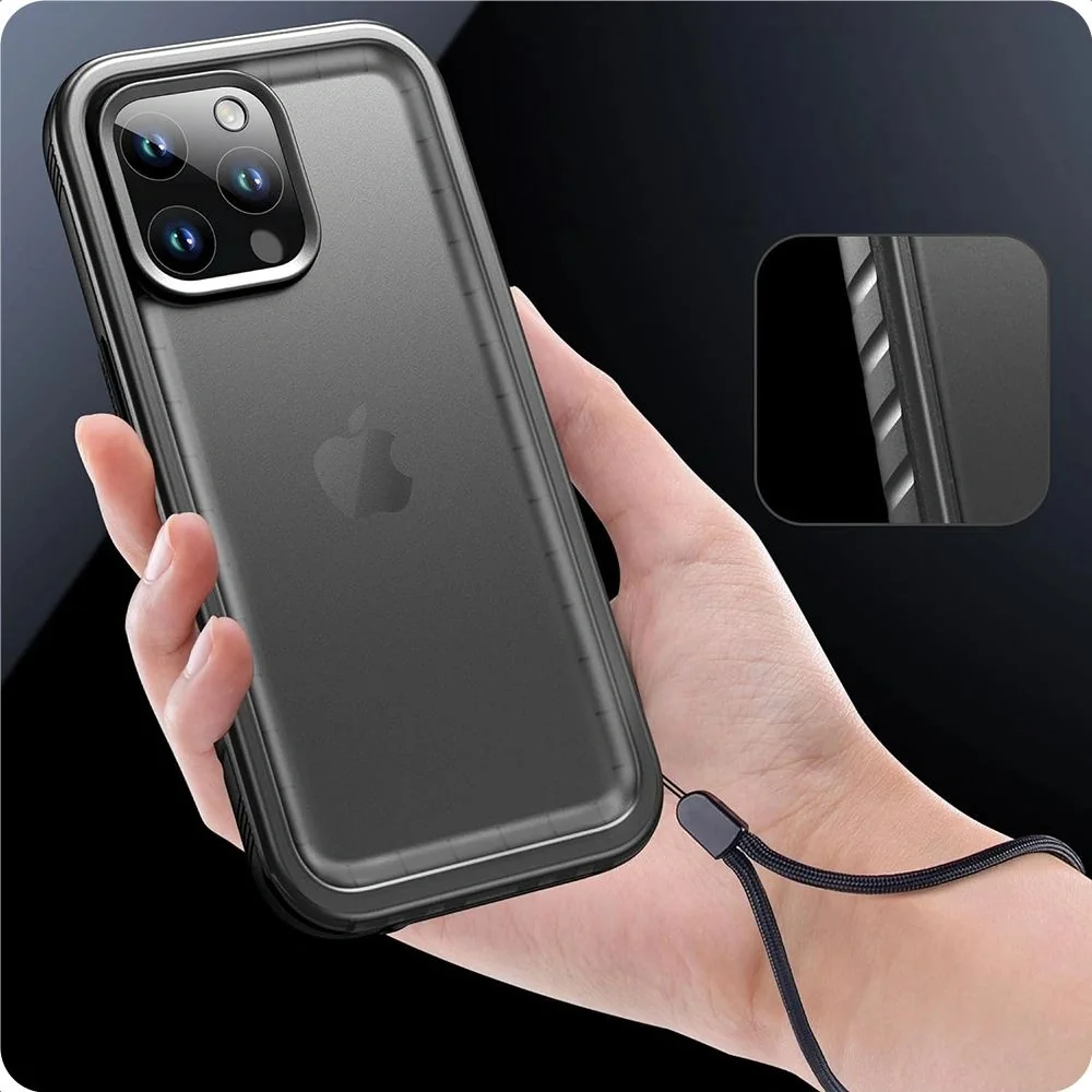 Tech-Protect Shellbox IP68 kryt na iPhone 15, čierny