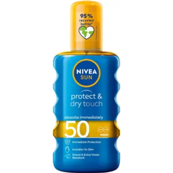 Nivea Sun Neviditeľný sprej Protect&Dry OF50  1×200 ml, neviditeľný sprej