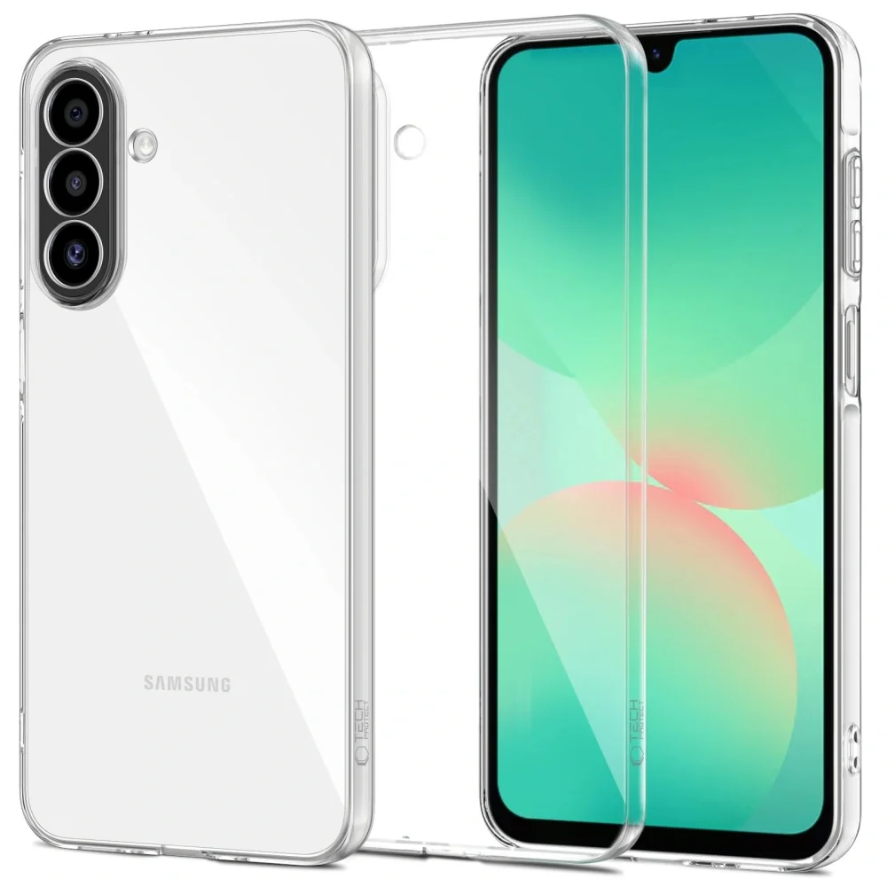 Tech-Protect FlexAir kryt na Samsung Galaxy A17 4G / 5G, priesvitný