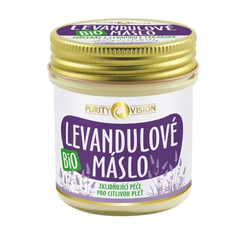 Purity Vision Bio Levanduľová Maslo 120ml 1×120 ml, levanduľové maslo
