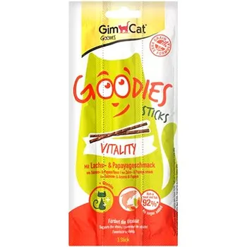 Gimcat Goodies Sticks Vitality 15g 1×15 g, mäsové tyčinky pre mačky