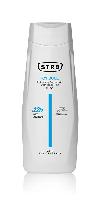 Str8 Icy Cool Shg 400ml 1×400 ml, sprchový gél