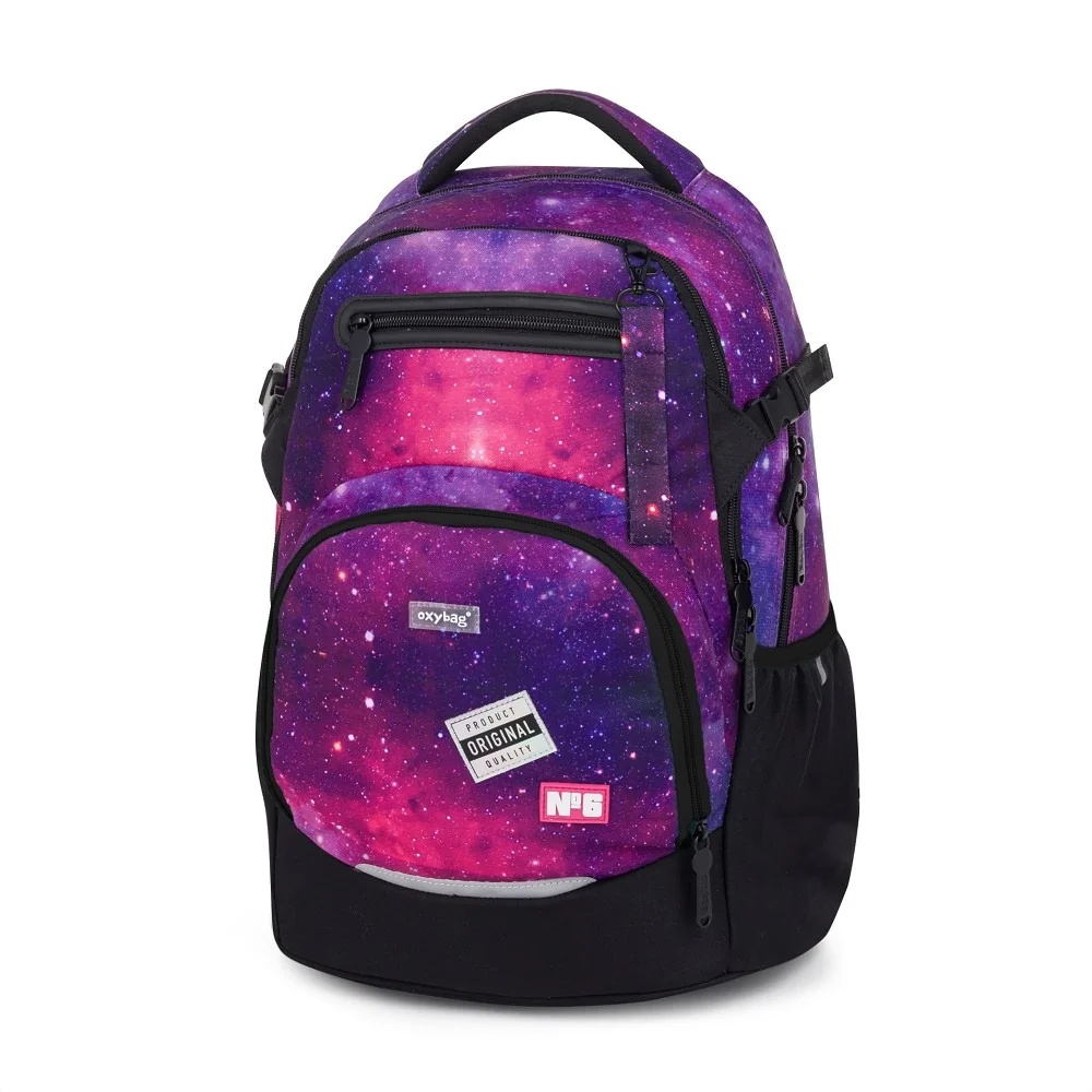 Školský batoh - OXY Ombre Galaxy fialová