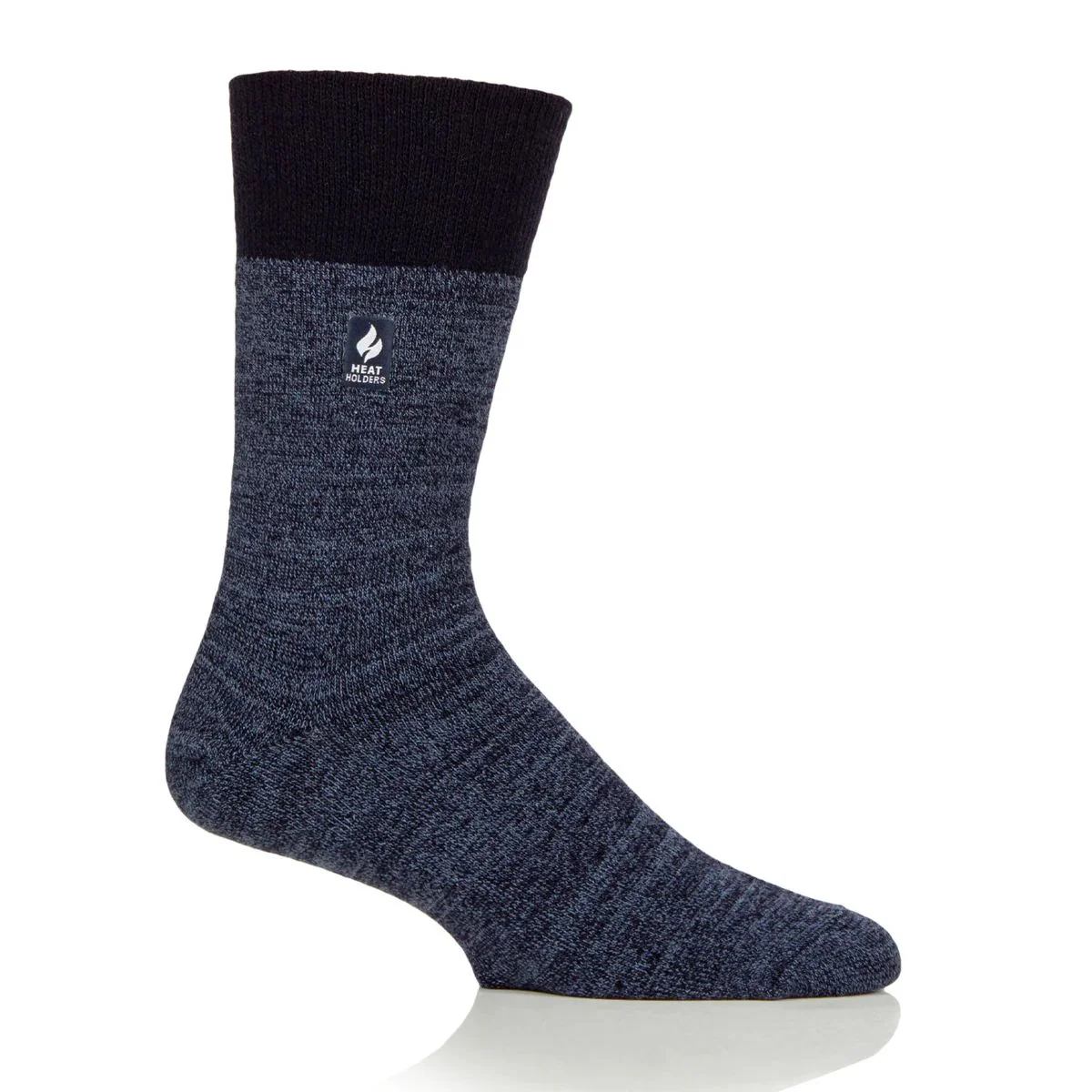 Gentle Grip & Heat Holders pánske teplé ponožky 39-45 s voľným lemom Modré