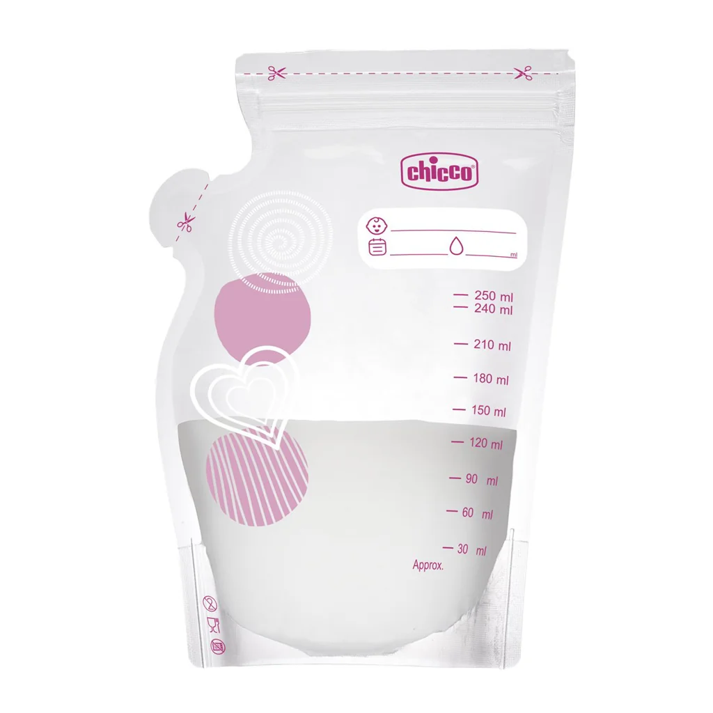 CHICCO Sáčky na materské mlieko 250 ml 30 ks 1×30 ks, sáčky na materské mlieko