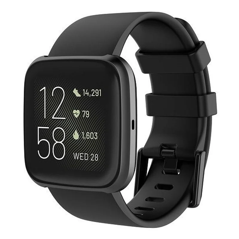 BStrap Silicone (Large) remienok na Fitbit Versa / Versa 2 black