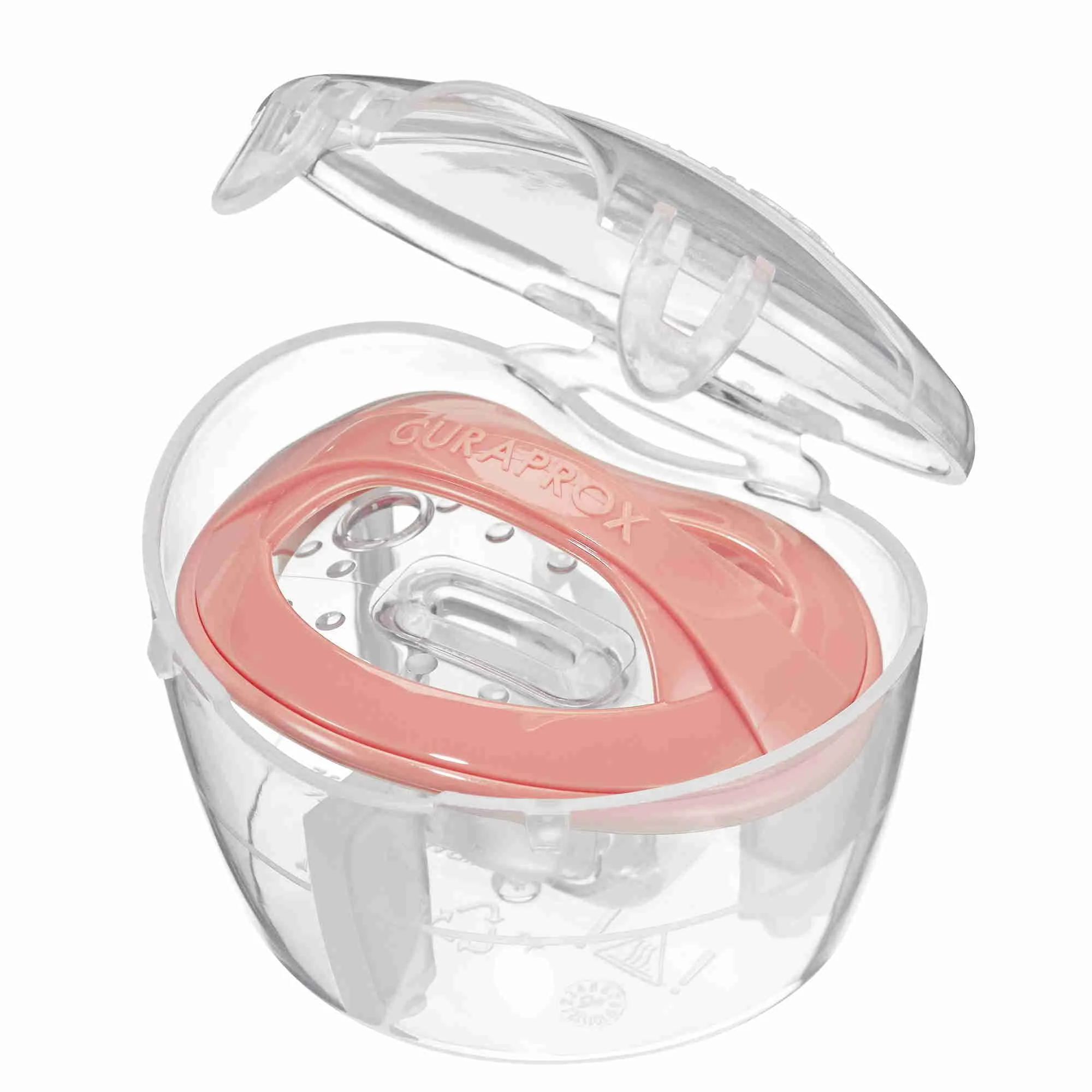 Curaprox Baby, cumlík veľkosť 0, od narodenia, koralový 1 ks