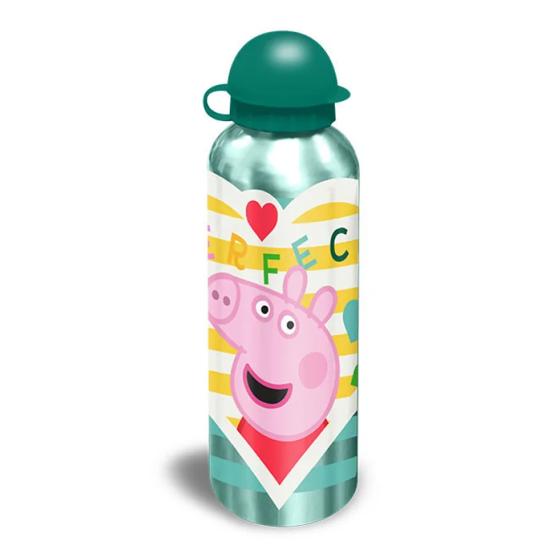 Kids Euroswan Hliníková fľaša 500 ml - Prasiatko Peppa KE-PP17040