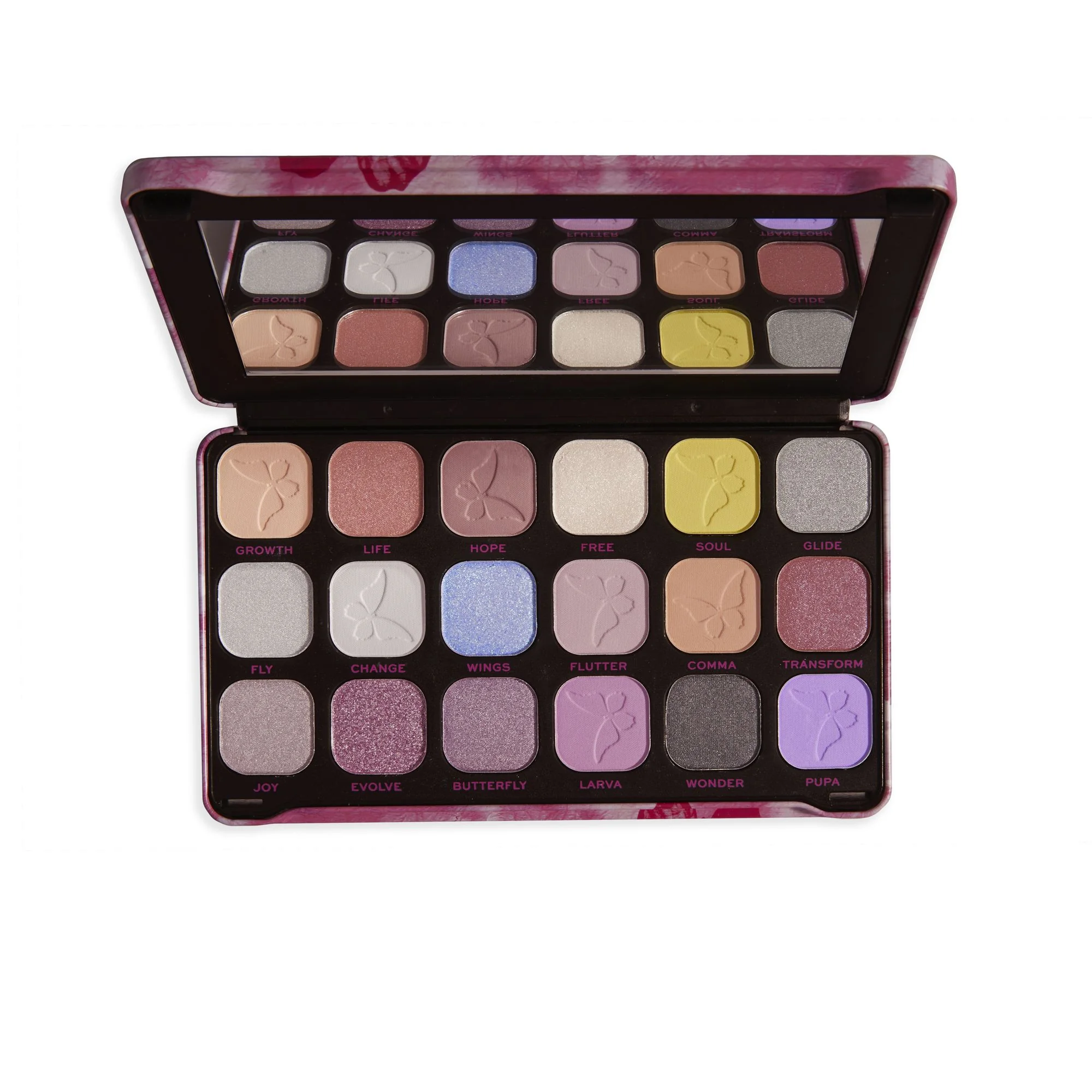 Revolution Forever Flawless Butterfly paletka očných tieňov 1×1 ks, paletka očných tieňov