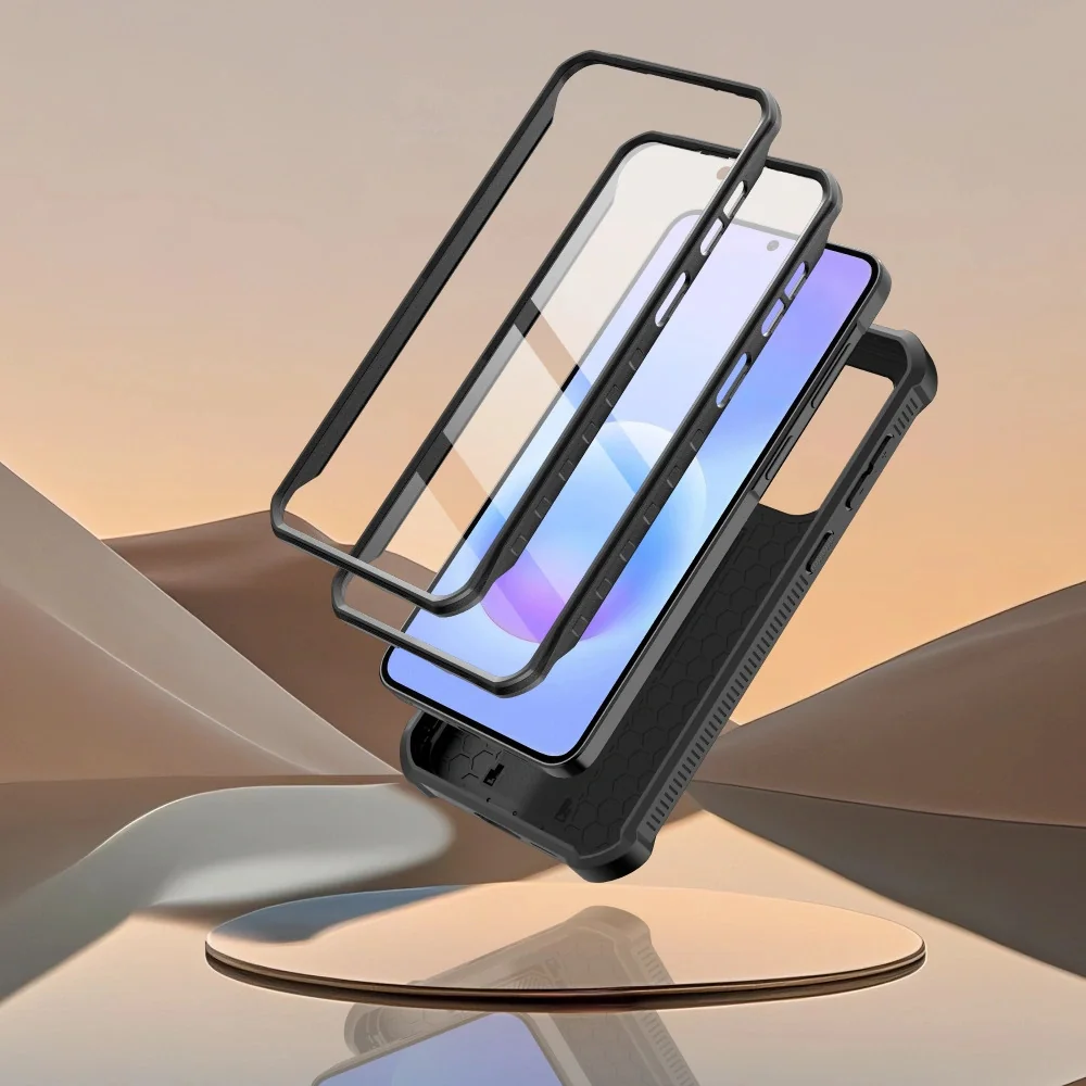 Tech-Protect Kevlar Cam kryt na Samsung Galaxy A57 5G, čierny