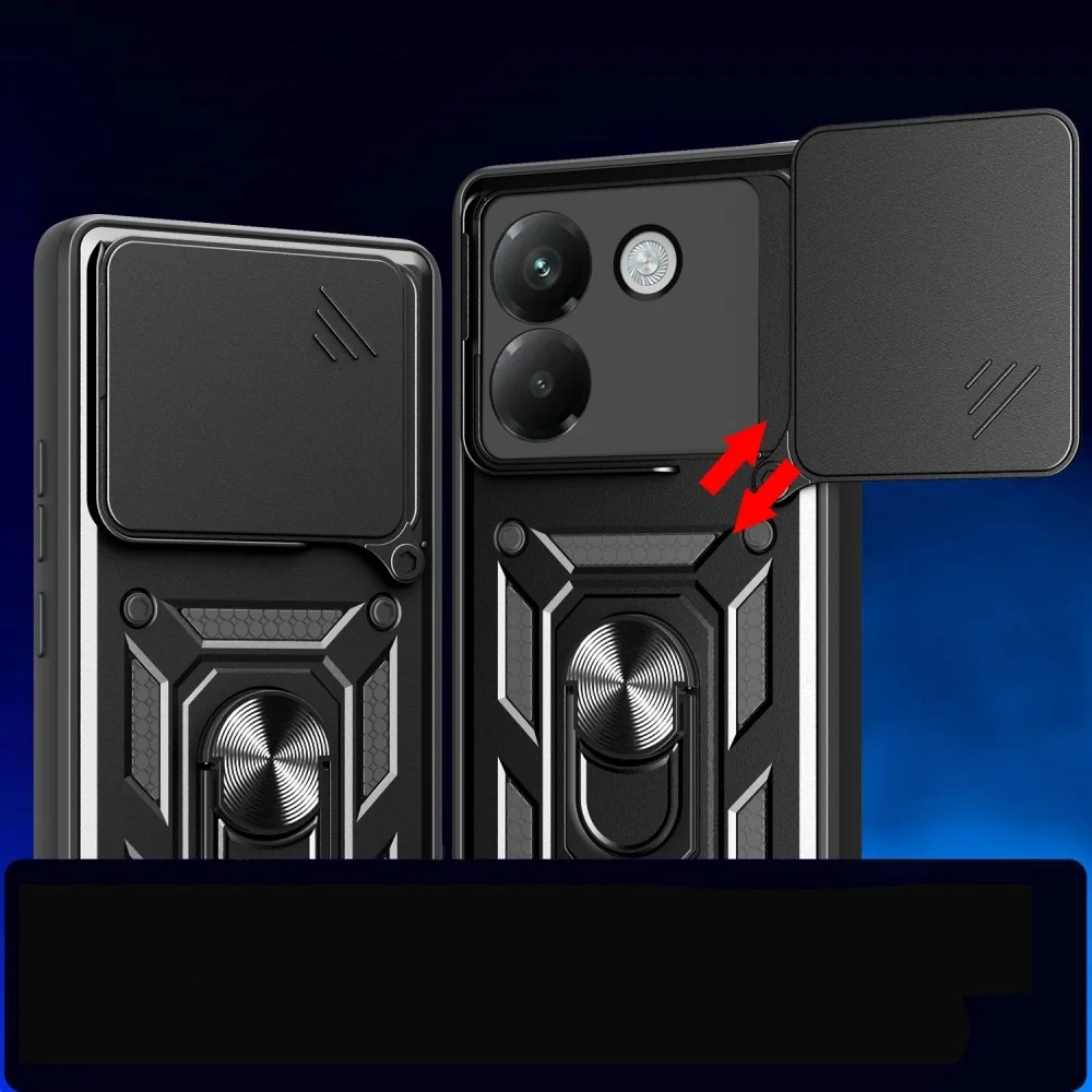Tech-Protect Camshield kryt na Xiaomi Poco M7 Pro 5G, čierny