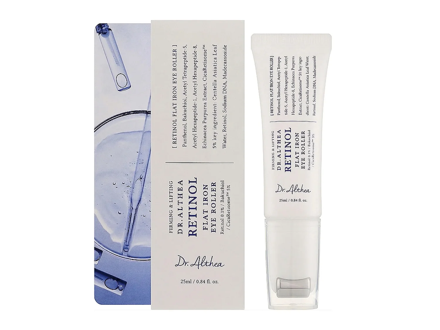 DR. ALTHEA Retinol Flat Iron Eye Roller Omladzujúce očné sérum s retinolom 25ml