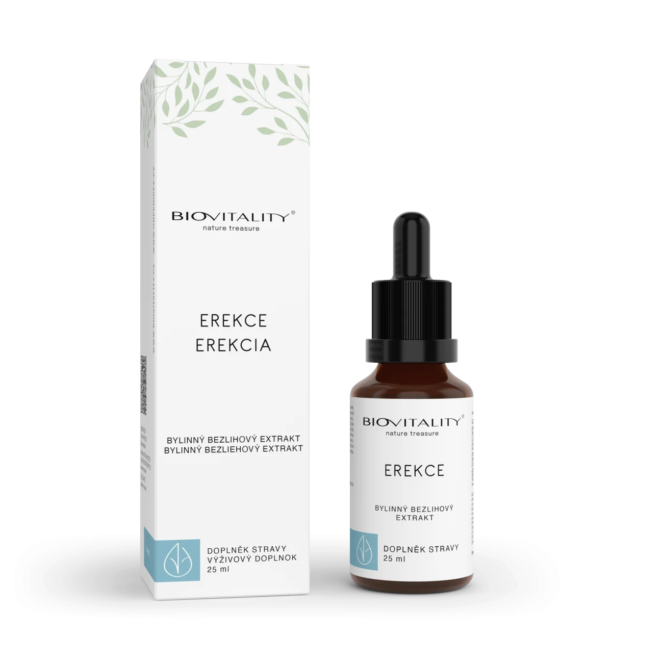 Erekcia – bezliehová tinktúra – kvapky 25 ml – Green idea