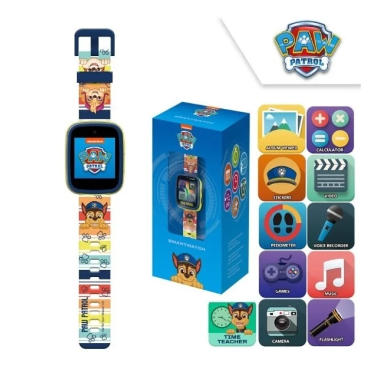 Kids Euroswan Detské digitálne inteligentné hodinky Paw Patrol