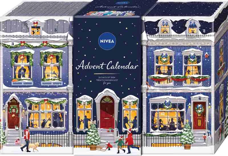 NIVEA BOX Advent 1×1 ks, darčekové balenie