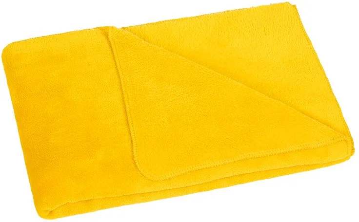 Detská deka KORALL MICRO 1014/005 75x100 žltá bez výšivky 1×1 ks, deka pre deti