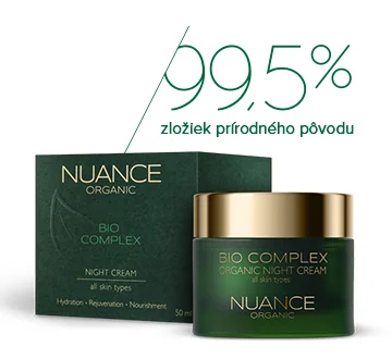 NUANCE ORGANIC nočný krém, 50ml 1×50 ml, nočný krém pre všetky typy pleti