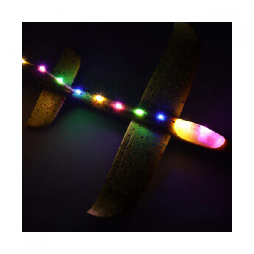 Polystyrénové lietadlo 8 led 48cm-KIK