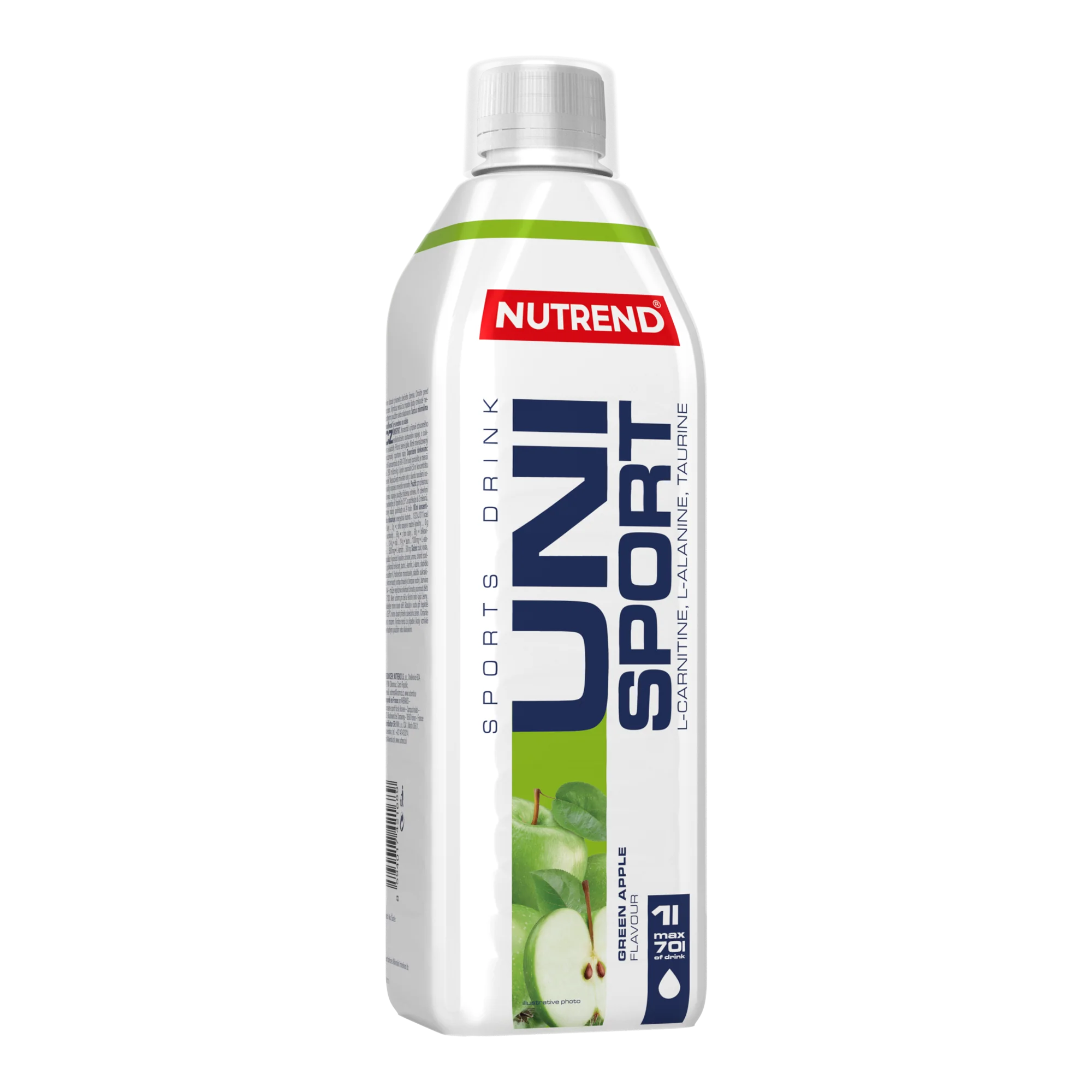Nutrend UNISPORT, 1000 ml, zelené jablko