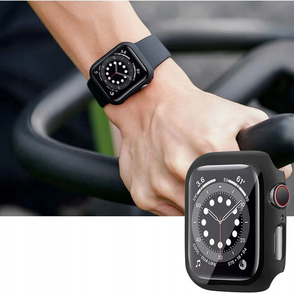Tech-Protect Defense 360 puzdro s ochranným sklom na Apple Watch Ultra 49mm, priesvitné 49mm, priesvitné