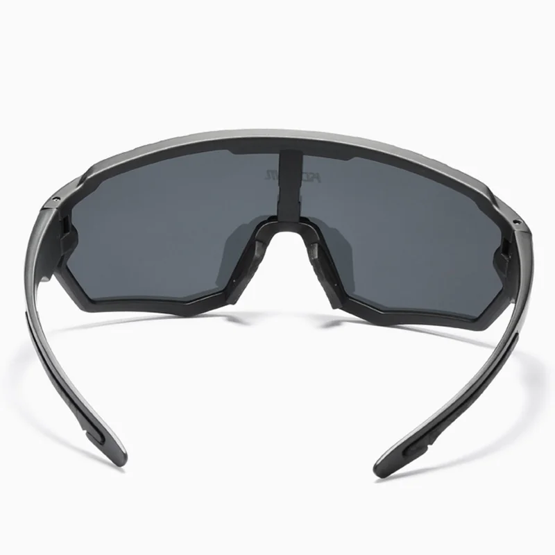 KDEAM Warren 06 cyklistické okuliare, Black / Silver