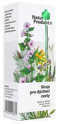 NaturProdukt Sirup pre dýchacie cesty 1×200 ml, sirup na dýchacie cesty