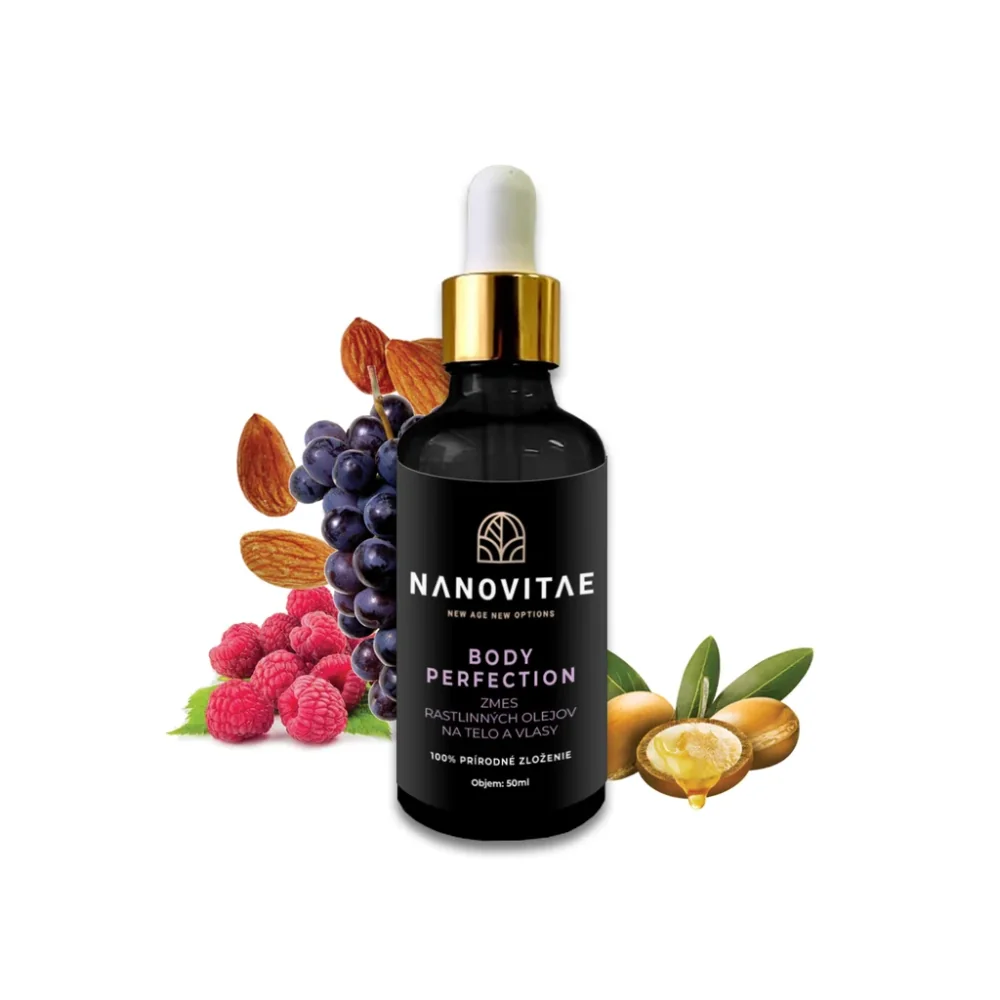BODY PERFECTION zmes rastlinných olejov na telovú a vlasovú masáž 50ml