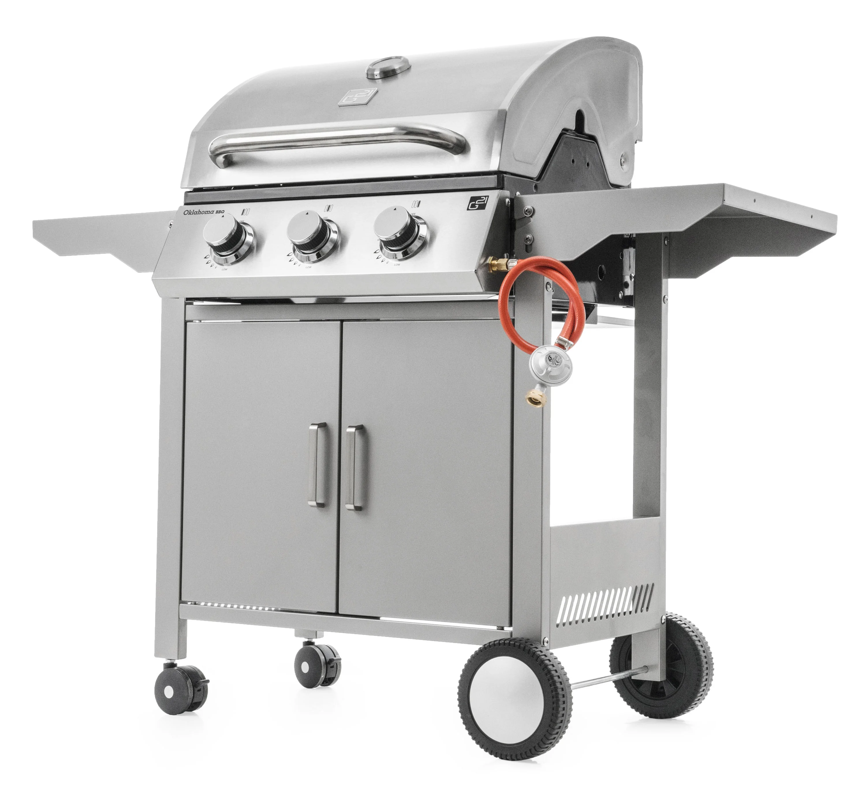 Plynový gril G21 Oklahoma BBQ Premium Line 3 horáky + zadarmo redukčný ventil GA-BBQOKL