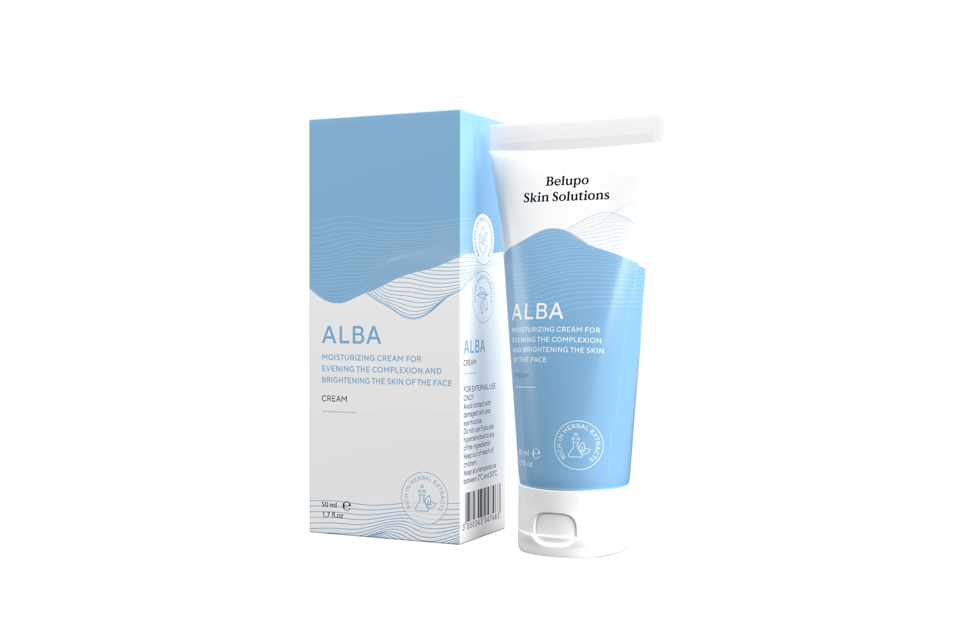 ALBA HYDRATACNY KREM NA TVAR 50 ml