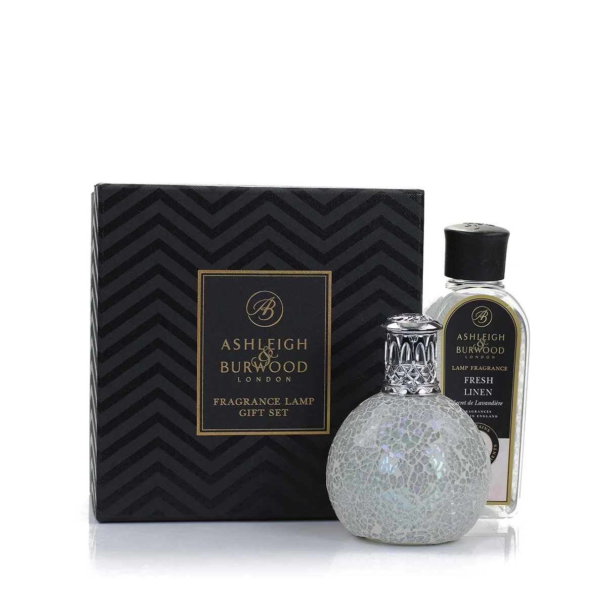 Malá katalytická lampa THE PEARL s vôňou FRESH LINEN 250 ml