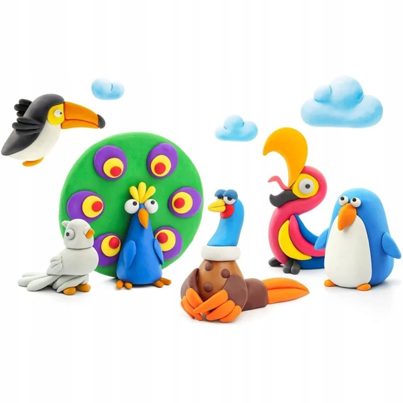 HEY CLAY Birds Modelovacia súprava - Vtáčiky