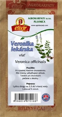 AGROKARPATY VERONIKA LEKÁRSKA vňať 1×30 g, bylinný čaj
