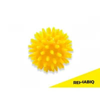 Rehabiq Masážna loptička ježko, 6 cm, žltá
