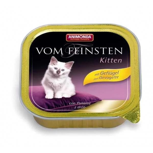 Animonda Vom Feinsten Cat Kitten Konzerva Hydina 1×100 g, paštéta pre mačky