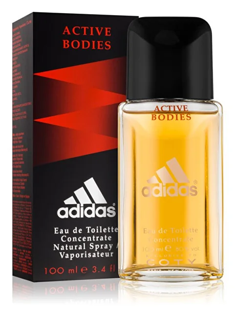 Adidas Active Bodies Edt 100ml 1×100 ml, toaletná voda