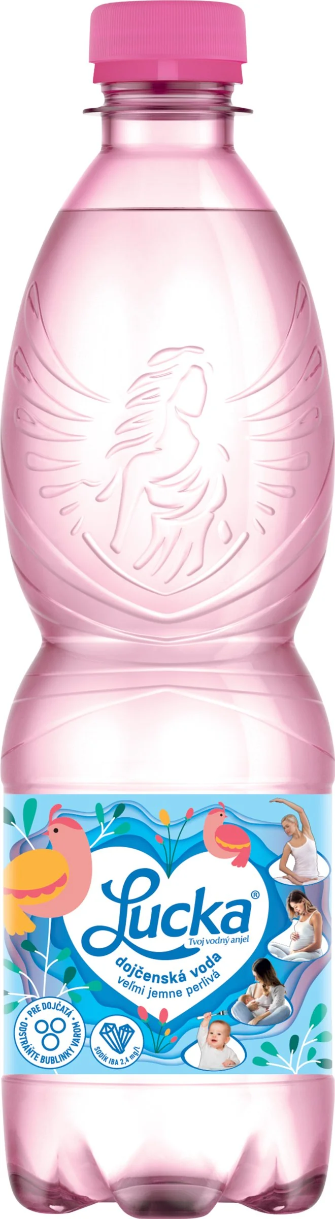 LUCKA - dojčenská voda VEĽMI JEMNE PERLIVÁ 0,5l 1×500 ml, dojčenská voda